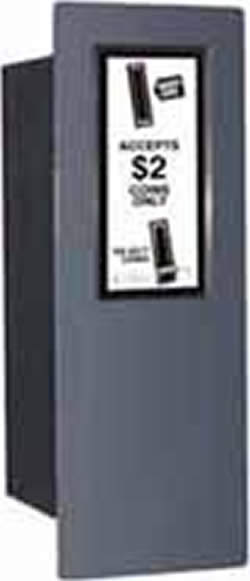 Abberfield Panel Mounted housing for 20 or 22 Series Coin Validator